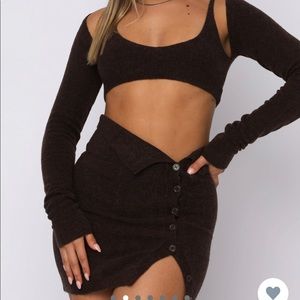 Brand new White fox boutique set